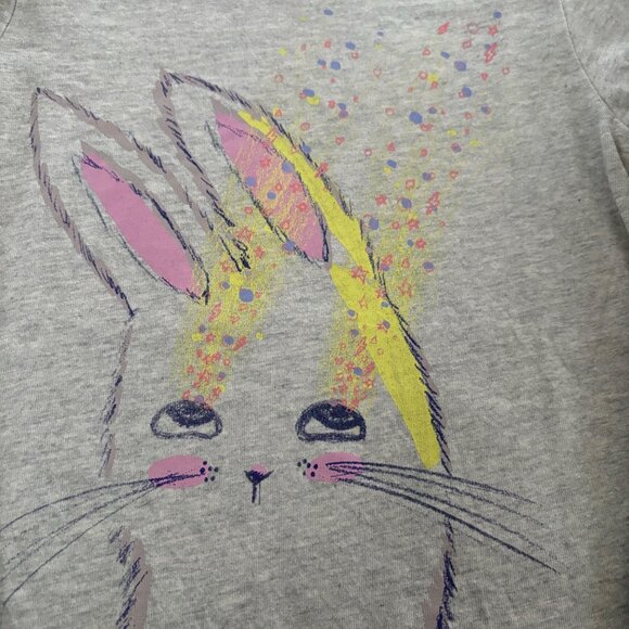 Tea Collection Bunny Two Sided Tee Size 5 - Picture 4 of 4